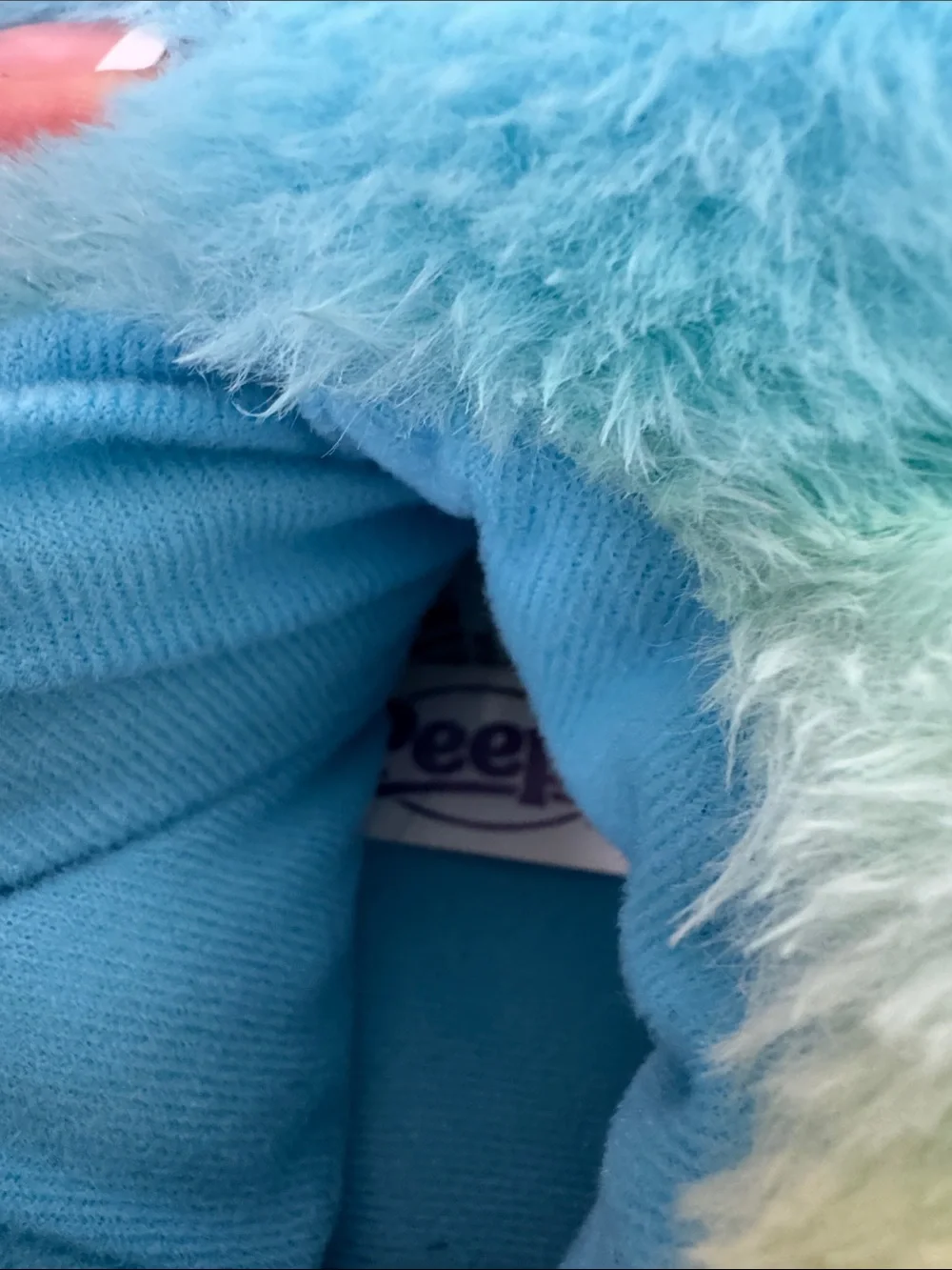 PEEPS Rainbow Plush Slippers